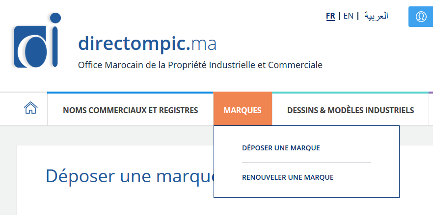 Portail DirectOMPIC : Étape avant de commencer et recherche d’antériorité